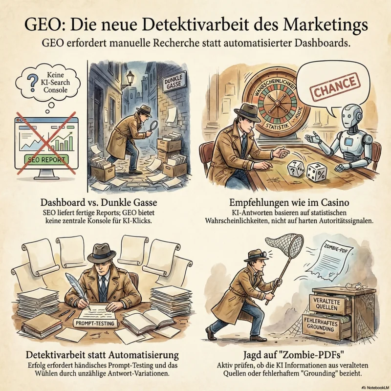 Die Analyse von KI-Suchen ist echte Detektivarbeit