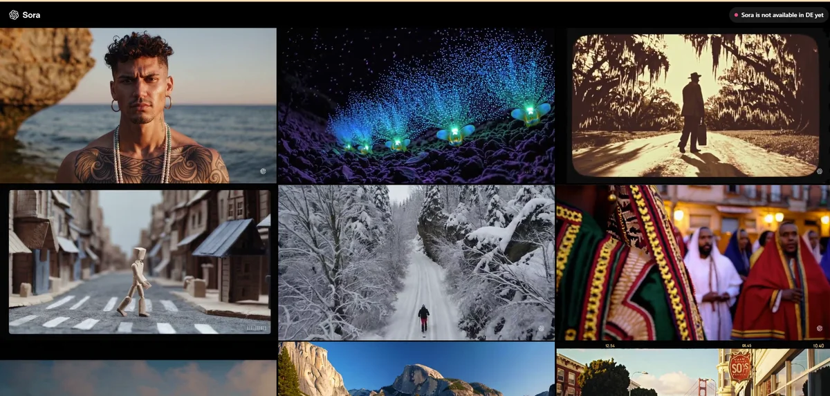Titelbild: OpenAI Adventskalender, Tag 3: Sora ist da!