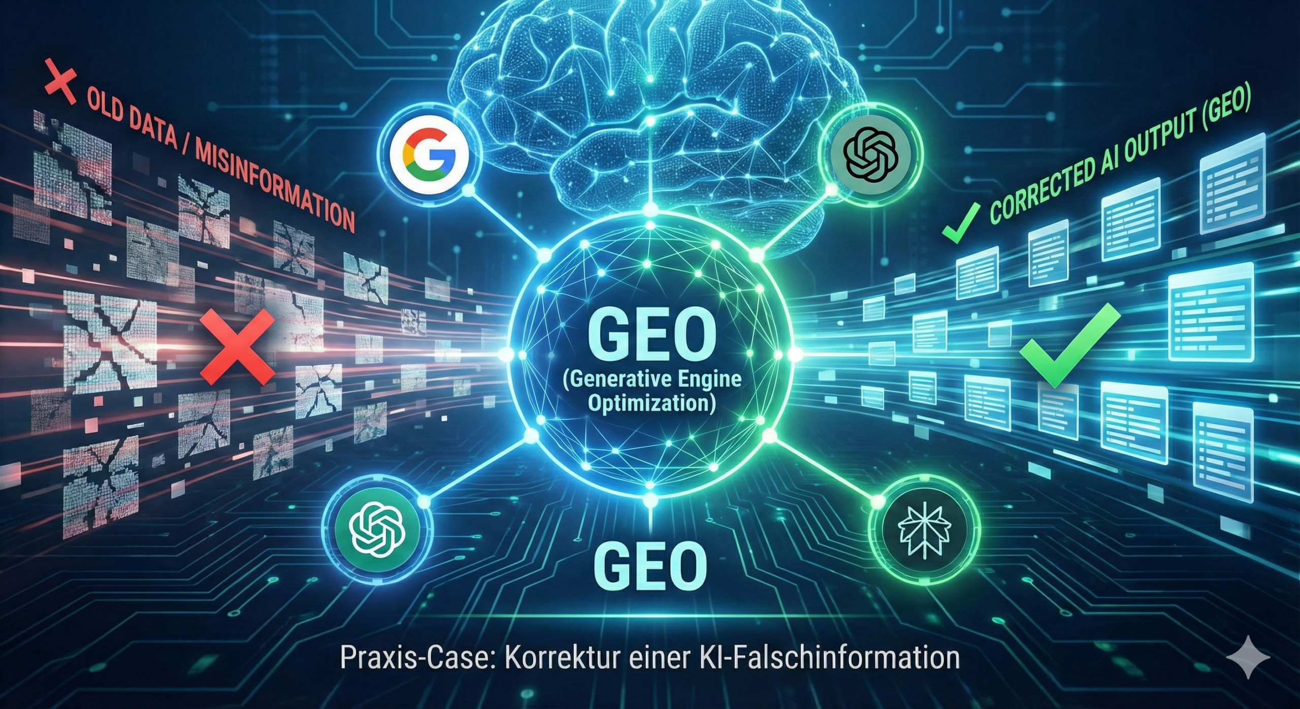 GEO Case Study: Wie wir eine hartnäckige KI-Falschinformation korrigiert haben