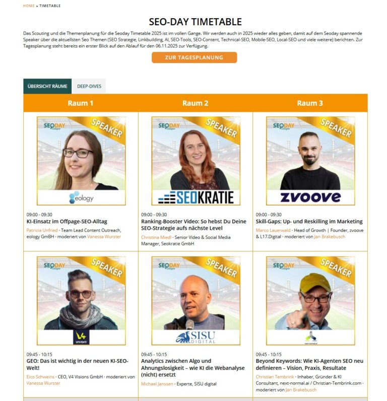 www.seo day.de timetable klein