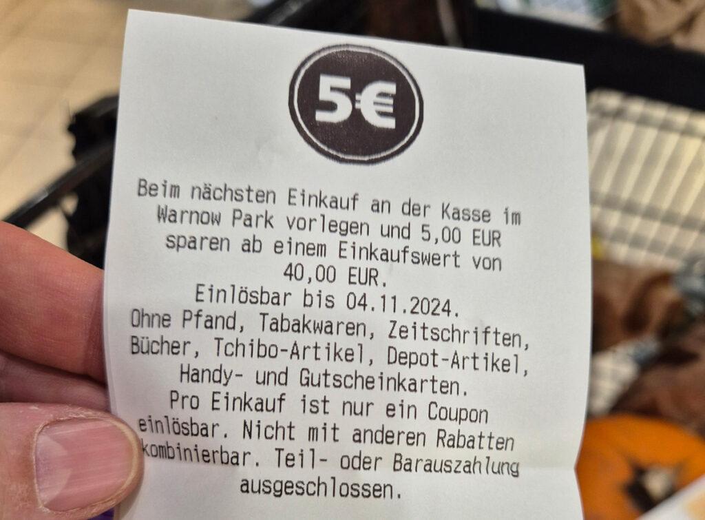 edeka rabatt bon 5 euro